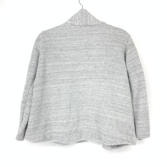 LOFT Women's Size XS Cardigan Sweater Jacket Open Front Long Sleeve Heather Gray - Picture 2 of 7